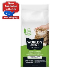 WORLD'S BEST CAT LITTER Comfort Care Unscented Natural Ingredients 28 lb
