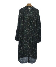 Ganni Shirt Dresses BlackxGreenxBlueetc.(Flower Pattern) 2200630139011