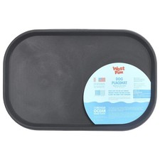 West Paw Seaflex Doggie Placemat   Less Mess Placemats for Dogs, Cats, Pet