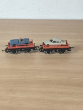 HORNBY R005 flat wagon with load  car  X2 - OO gauge