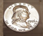 1963 D Choice  Brilliant Uncirculated Franklin STACKERS DELIGHT  #521 - 16