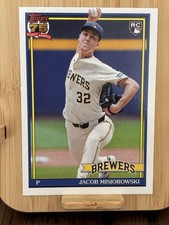 2025 Topps Jacob Misiorowski #T91-74 Baseball Rookie RC Milwaukee Brewers