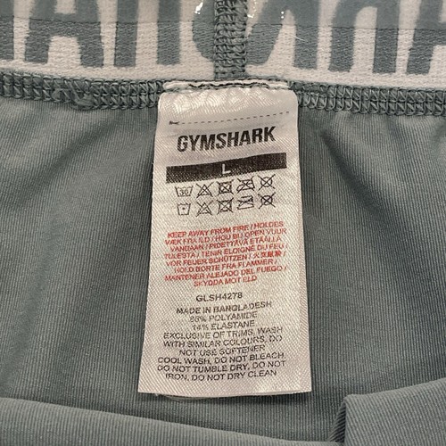 Gymshark Fit Seamless Athletic Workout Shorts in Green Womens Size Large - Picture 7 of 8