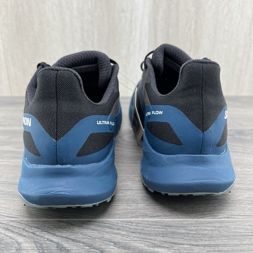 Salomon Ultra Flow Gore Tex Talla 10 Hombres Azul Negro Trail Senderismo Zapatos - Imagen 3 de 12