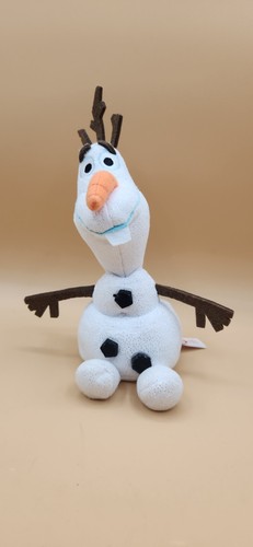 Ty Olaf Disney Frozen Snowman 8" Plush Stuffed Toy Snowflakes Beanie Babies 2015