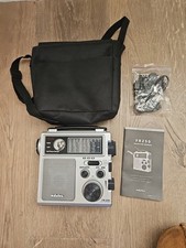 ETON FR-250 Emergency Hand Cranked AM/FM Radio, Light, Siren w/ Adapters