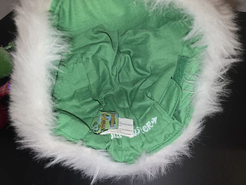 Sombrero bufón Elope Court pompón rojo verde disfraz sistema operativo se adapta a la mayoría con ajustador de talla Foto 4 de 4