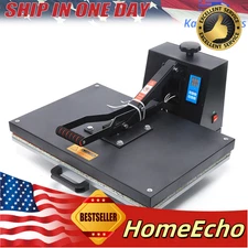16"x 24" Clamshell Heat Press Machine Digital Transfer Sublimation DIY T-shirt