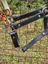Biothane Horse Halter - Average Horse - Pumkin Patch Halloween Theme