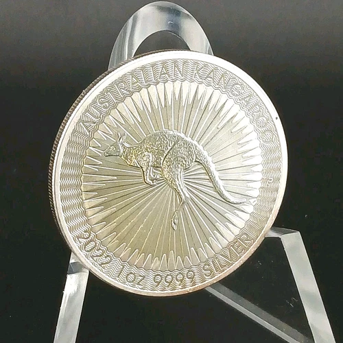 2022 Australia 1 oz Silver Kangaroo Coin .9999 Fine Silver Perth Mint $1
