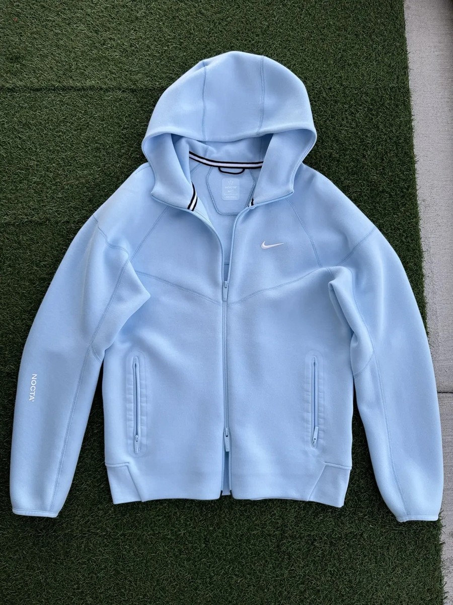 Nike × NOCTA Nike Tech Fleece Baby Blue Zip Up Hoodie - Medium