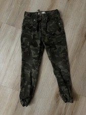 Levis 511 Boys Camo Jogger Pants Green Camouflage Size 6 Slim