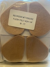 Metatarsal Felt Pads Adhesive Foot Cushion, 1/4" Thick 4PAIR/Package