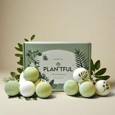 Organic Handmade Bath Bombs for Women, 12 Sets, Lar, Shea