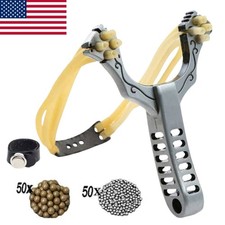 Shooting Catapult Slingshot Set Outdoor Hunti...
