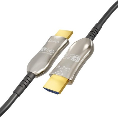 8K UHD CL3 HDMI Cable 2.1, Hybrid Active Optical Cable (AOC), 48Gbps Ultra Fa...