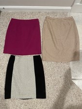Set Of 3 Ann Taylor Loft Factory Store Skirts Size 00 And 2