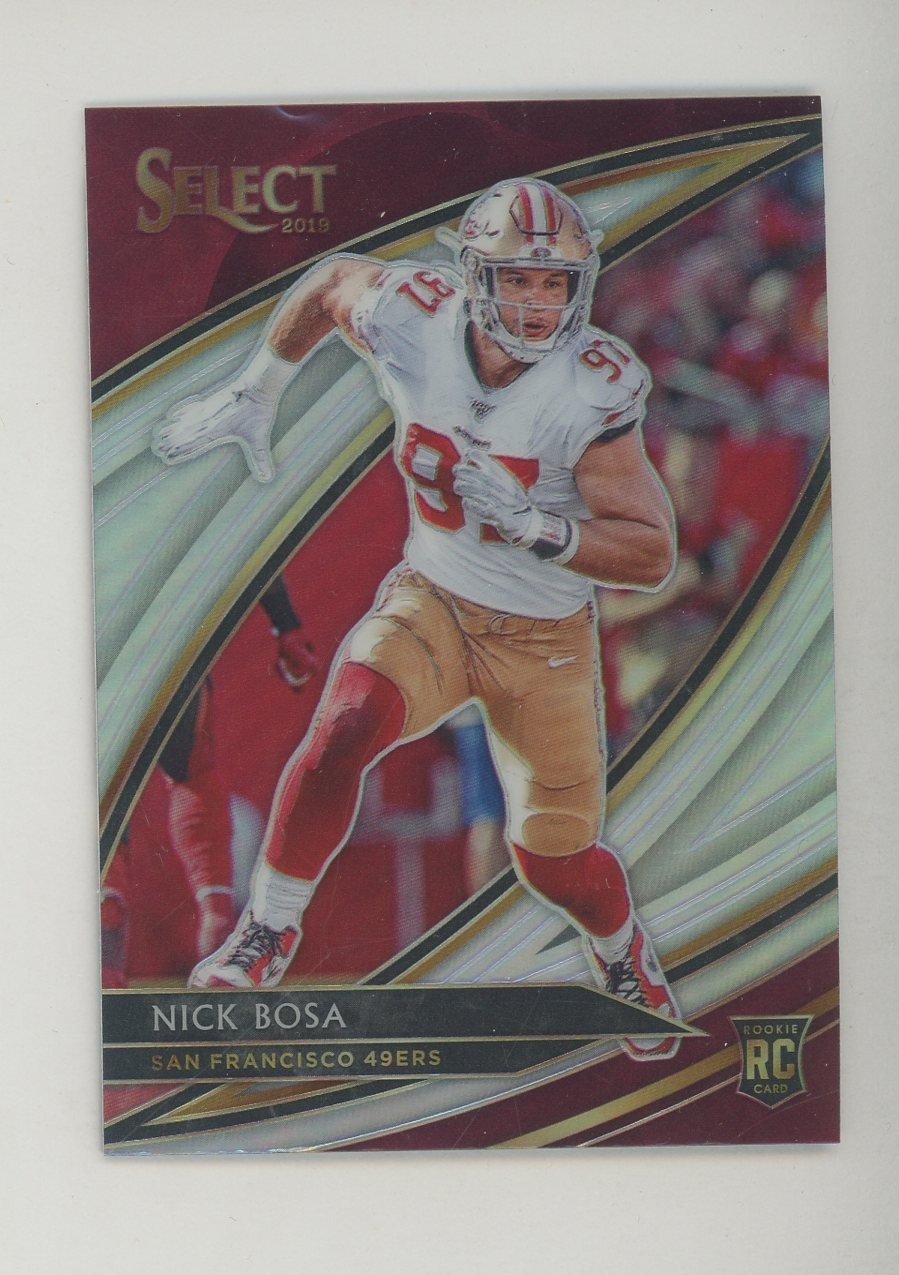 2019 Panini Select Silver Prizm #250 Nick Bosa San Francisco 49ers RC Rookie