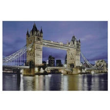 Northlight LED Lighted Famous London Bridge Canvas Wall Art 15.75" x 23.5"
