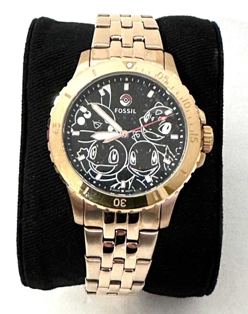 Pokémon Center X Fossil Kanto First Partners Watch Stainless