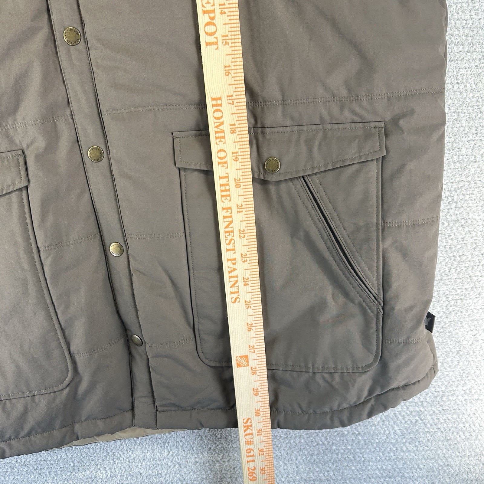 Howler Brothers x YETI Rounders Primaloft Puffer Vest Men’s 2XL Corduroy Brown