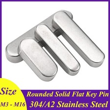 M3 - M16 Parallel Keys Round Ends Drive Shaft Stainless Steel Type A Feather Key