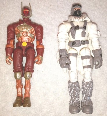 2004 GI Joe Valor vs Venom Snow Wolf & Cobra B.A.T. 2 pack Hasbro