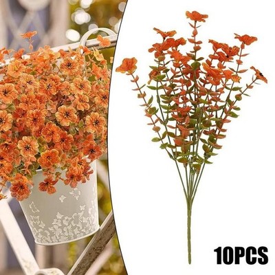 Wunderschöne Außenbereiche mit 10 Packungen gefälschten Blumenarrangements aut