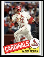 2020 Topps 1985 Topps Baseball 35th Anniversary #85-93 Yadier Molina Cardinals