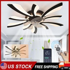 31in dimmable ceiling fan with embedded LED ceiling fan and remote control NEW