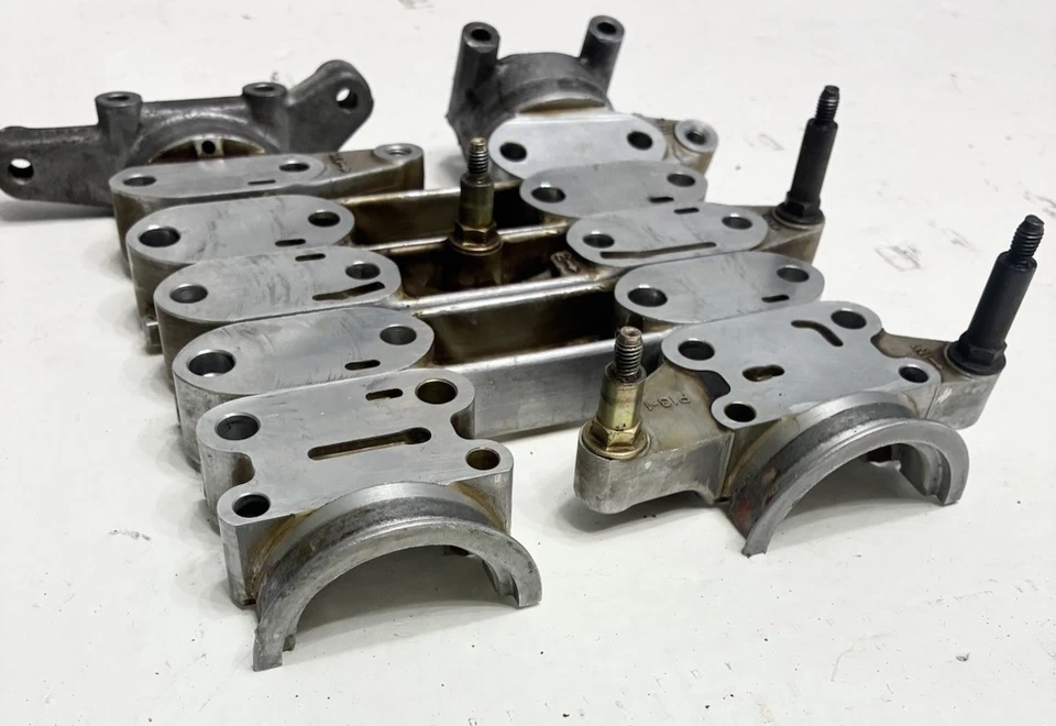 Juego de tapa de cojinete del árbol de levas del motor 97-01 Honda Prelude H22 OEM Foto 3 de 4