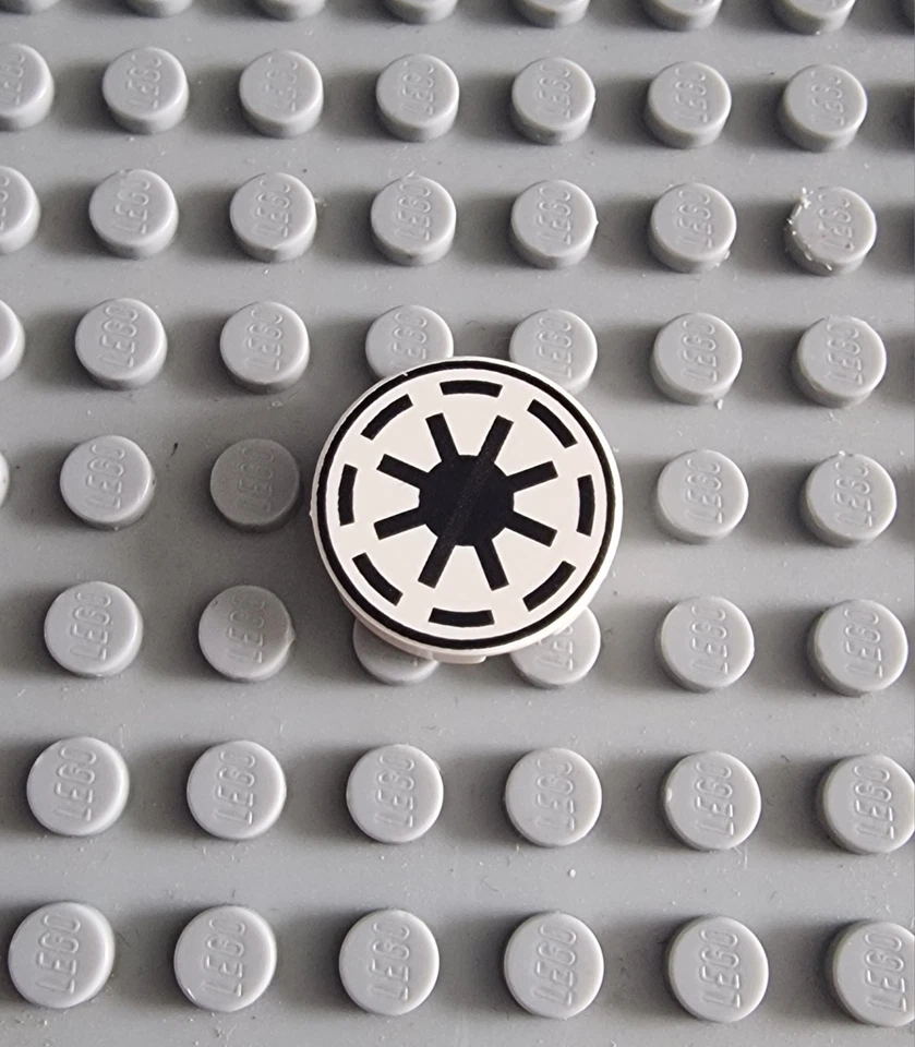 Lego Star Wars Rund Fliese Kachel 2x2 Weiß 4150 4150ps6 Imperial K197 - Bild 1 von 1