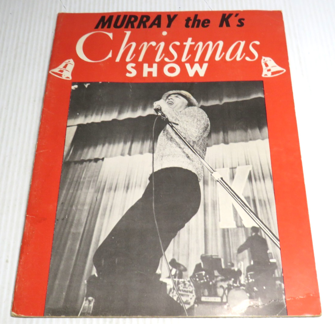 Murray The K's Christmas Show Program Wilson Pickett The Moody Blues The Toys