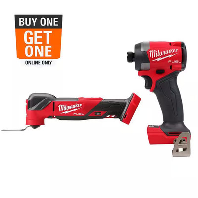 M18 FUEL 18V Lith-Ion Cordless Brushless Oscillating Multi-Tool W/ 1/4 In. Impac