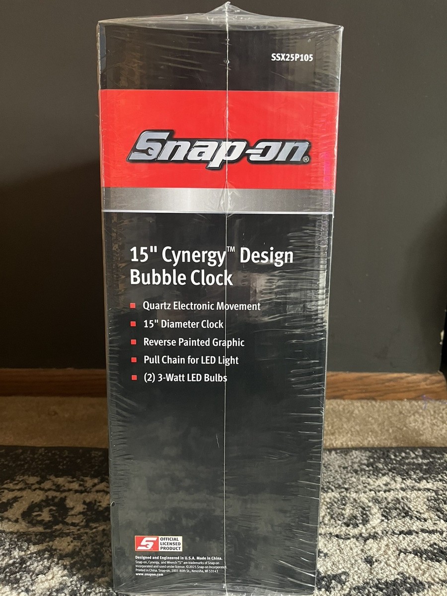 Snap On Clock Cynergy Design Factory Sealed | eBay