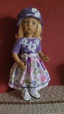 VETEMENTS CONCUS POUR POUPEE MINOUCHE de Sylvia Natterer  (34 cm)