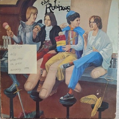 The Rubinoos Self Titled Vinyl Record VG/G+ BSERK 10 1977