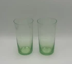 Depression drinking glasses with green gradient coloring