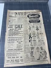 ORIGINAL NEWSPAPER CLIPPING 1955 HIGH ST NORTHCOTE SHOP ART CAFE ADVERTISE