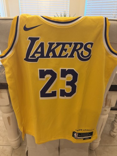 Nike LeBron James LA Lakers Jersey Size L 48 BRAND NEW!