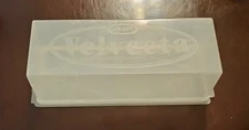 Vintage Kraft Velveeta Clear Plastic 2 lb. Cheese Keeper Storage Container Box