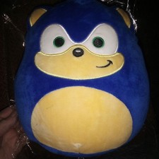 New, No Tag Squishmallow Kellytoy Sonic the Hedgehog 8" Plush Pillow