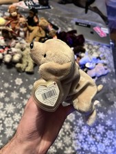 Beanie Baby Fetch The Dog 97/98 Several Tag Errors Ty Collectible Plush Toy
