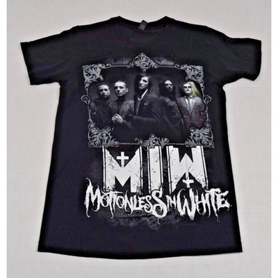 Vintage Band T-Shirt Size S 2005 Motionless in White US Tour Black Tultex