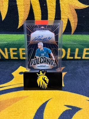 Fabrizio Ravanelli Auto /99 2023-24 Panini Obsidian Volcanic Italy Auto Card