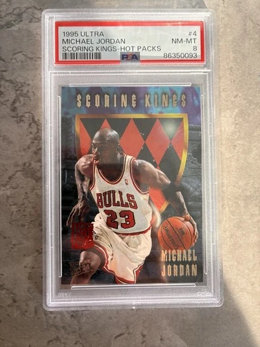 1995-96 Fleer Ultra - Scoring Kings Michael Jordan #4 Hot Packs PSA 8 ⚜️