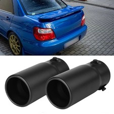 2x For Subaru Ascent Exhaust Tip Pipe Rear Tail Throat Muffler Stainless Steel