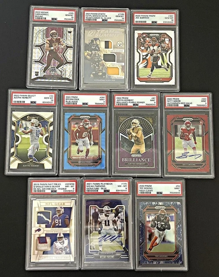 Sports Card Lot - Auto, Game Used, Graded PSA 10 Judge Mahomes Skenes Wembanyama - Image 4 of 4