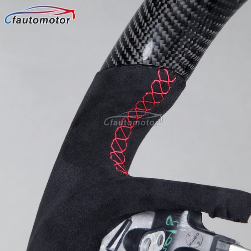 LED Carbon Fiber Alcantara Steering Wheel Fit 18-23 Toyota Camry Corolla RAV4 - Picture 12 of 12