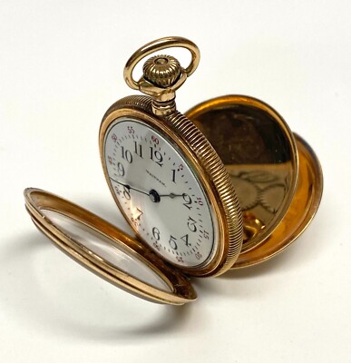 Rare American Waltham W.W.C. MFG.CO 14K U.S ASSAY Pocket Watch